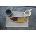 thumbnail image 2 of By The Earth Living | Boat Platter | Cream White Speckled | 14" x 5" | Set of 2, 2 of 5
