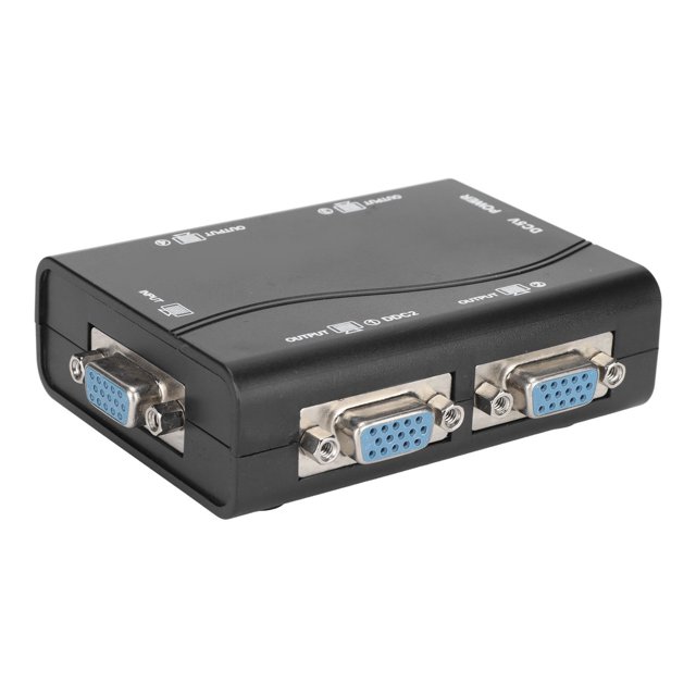1 In 4 Out Video Splitter, Plug And Play VGA Splitter USB Powered For Projector For TV