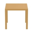 thumbnail image 2 of Siesta ISP164-TEA Table à Manger Carré en Résine Ares de 31 Po en Teck, 2 of 3