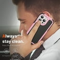 thumbnail image 6 of Allytechgroup Case for Apple iPhone 16 Pro Max with 1 Pack Screen Protector, Military Grade Protective Anti-Slip Bumper Drop Proof Dual Layers TPU PC Back Case Cover for iPhone 16 Pro Max, Pink, 6 of 9