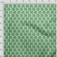thumbnail image 4 of oneOone Cotton Cambric Green Fabric Geometric Sewing Fabric By The Yard Printed Diy Clothing Sewing Supplies 42 Inch Wide, 4 of 5