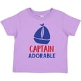 thumbnail image 3 of Inktastic Captain Adorable, Sail Boat, Sailing - Red Blue Boys Toddler T-Shirt, 3 of 5