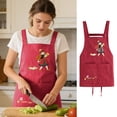 thumbnail image 1 of Lunxisen 2 Pcs Waterproof Kitchen Apron for Adults Cooking Stain Resistant Chef Smock Workwear Home Dining Prep, 1 of 8
