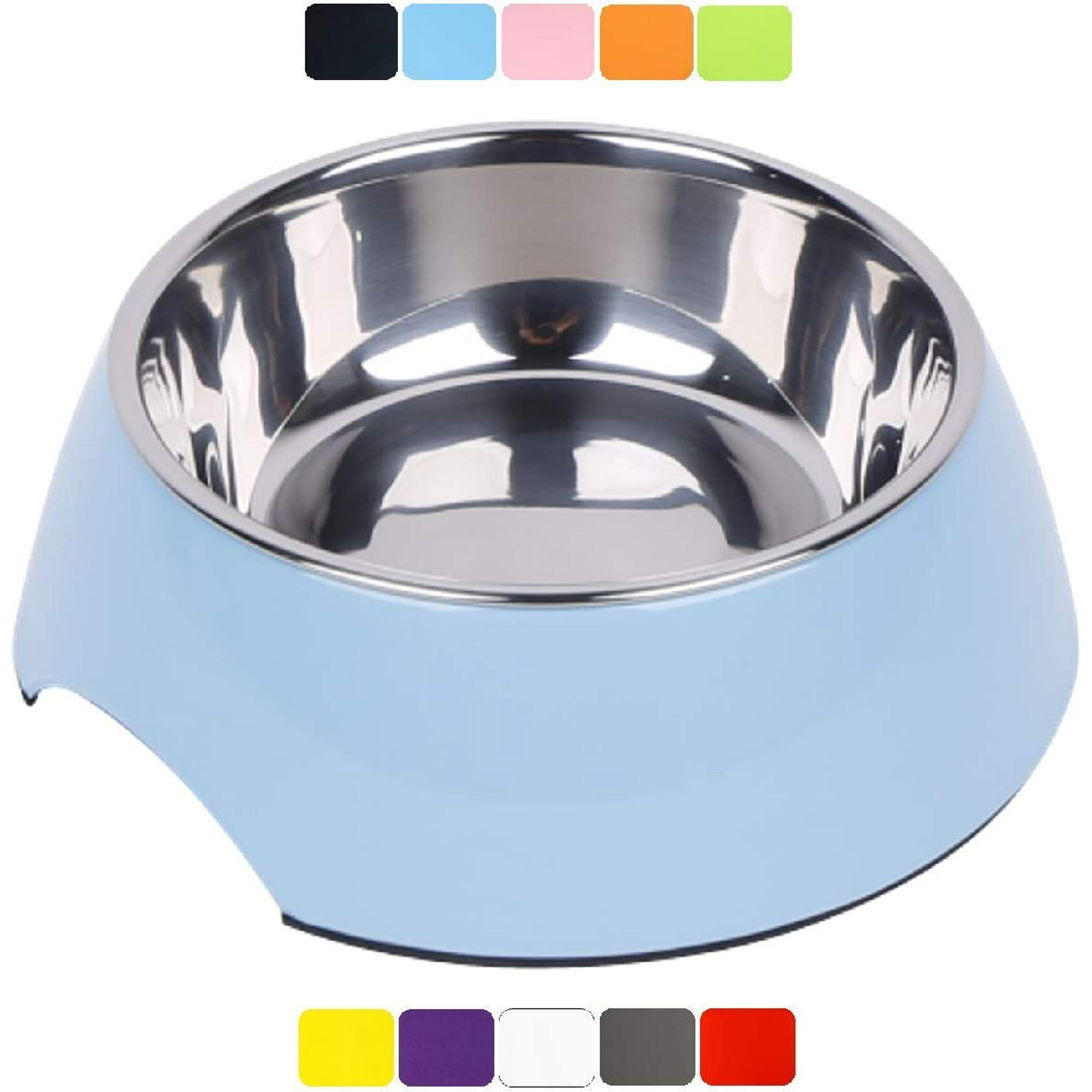 Pet bowl non slip 350ml for small large dogs Food bowl cat Dog bowl dog Cat bowl Stainless steel bowl Walmart
