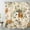 Beige, variant on Fall Floral Shower Curtain for Bathroom,White Orange Wildflower and Grey Maple Leaf on Beige Fabric Shower Curtain with Hooks,Nature Botanical Bathroom Curtain Shower Set, 72x72 inches
