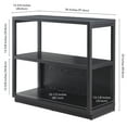 thumbnail image 5 of Evelyn&Zoe Thalia 33" Tall Rectangular Bookcase in Black, 5 of 6