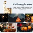 thumbnail image 5 of Luminous Watch Dial LED Rocker Lighter Refillable Butane Windproof Double Flame Lighter Mens Retro Stylish Accessory Gift, 5 of 5