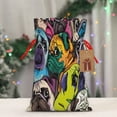 thumbnail image 5 of Naloa Colorful Pug Drawstring Christmas Bags, 3D Xmas Gift Bags, Christmas Wrapping Bags, Xmas Goodie Bags, Treat Pouch Bags, Party Favor Bags-Medium, 5 of 9