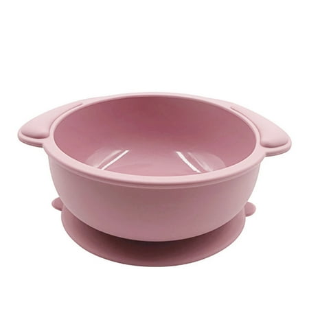 

Baby Suction Bowl Dinner Plate Infants Learning Feeding Training Dish BPA-Free