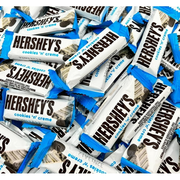 CrazyOutlet HERSHEY'S COOKIES 'N' CREME Snack Size Bar Candy, Bulk Pack, 2 Pounds