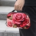 thumbnail image 2 of Rose Waterproof Oxford Cloth Charger Case with Storage Pouch, Cord Organizer, Phone Cable Organizer, and Charger Storage Organizer - 5.9x9.44x3.14 in., 2 of 6