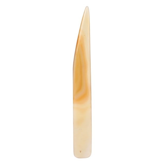 Herramienta de Bruñido de Ágata, Calabaza de Pulido Artesanal de Orfebre Profesional para Cobre Dorado, Supeado, Kit de Herramientas de Cuidado