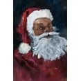thumbnail image 2 of Tillmon, Avery 11x14 Gold Ornate Wood Framed with Double Matting Museum Art Print Titled - Jolly Santa II Crop, 2 of 4