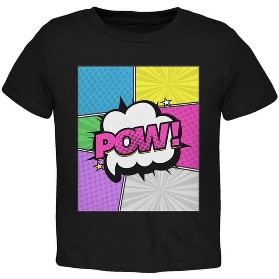 Halloween Pop Art Costume Toddler T Shirt Black 4T