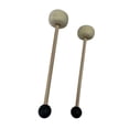 thumbnail image 1 of jiaping 2 Pieces Mallet Double Headed Percussion Rods Wooden Handle Sticks Lightweight White and black, 1 of 8