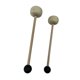 thumbnail image 1 of 2 mazos, mazo de doble cabeza multiusos para cuenco de sonido, baquetas de percusión para Blanco y negro, 1 of 9