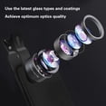 thumbnail image 2 of Godefa Kit de lentes para cámara de teléfono, lentes 14 en 1 con luz para selfies para iPhone 14 13 12 11 Xs X Pro Samsung y otros teléfonos inteligentes Android, clip universal en lentes de cámara gr, 2 of 5