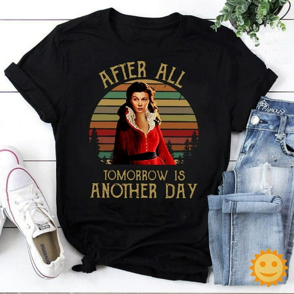 After All Tomorrow Is Another Day Vintage T-Shirt, Scarlett O'Hara Shirt, Gone With The Wind Shirt, Romance Movie Shirt, Vintage Movie Shirt