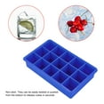 thumbnail image 1 of Fabricante de cubitos de hielo de silicona, 15 cavidades, bandeja para dulces y chocolate, molde, herramientas de cocina, azul oscuro Jadeshay A, 1 of 8