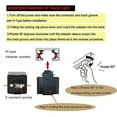 thumbnail image 2 of FSLiving 1-Pack Retro Vintage Style Adjustable Titl Angle H-Type Track Head Lighting Brass E26 Base Track Light Fixture for Gallery Loft Aisle Living Room Kitchen Bulb and Track Not Included, 2 of 8