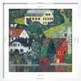 thumbnail image 5 of Art.com Houses at Unterach on the Attersee, C.1916 Giclee Print by Gustav Klimt, White Frame Wall Art, 21" x 21", 5 of 5