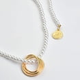 thumbnail image 4 of Gold Plated Pearl Beaded Necklace, 4 of 6