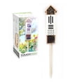 thumbnail image 2 of Pollination Palace - Wooden Bee & Butterfly Habitat with Ground Stake and Hook - Multicompartment Insect House for any Garden & Outdoor Area, 2 of 8