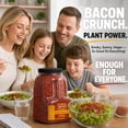 thumbnail image 2 of Its Delish Imitation Bacon Bits 4 Lbs Bulk Gallon Jug, Kosher Parve Vegan Plant-Based Soy Bacon Crumbles for Salad Topping, Baked Potatoes, Eggs, Pizza, Tacos, No MSG, Smoky Bacon Flavor and Crunch, 2 of 7