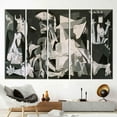 thumbnail image 4 of Pablo Picasso Canvas Print, Home Decor Canvas Art, Guernica Wall Art, Guernica Pablo Picasso, Reproduction Canvas Poster, Famous Canvas Decor, Canvas Wall Decor - Natural Framed, 4 of 9