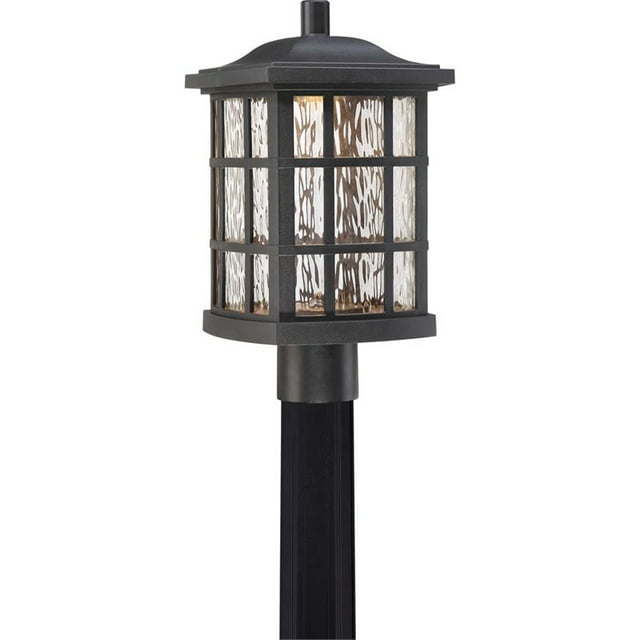 Quoizel Stonington Large LED Post Lantern in Matte Black