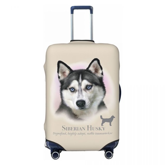 Custom Boxer Luggage Cover Elastic Pet Animal Dog Travel Suitcase Protective Covers Suit For 18-32 inch