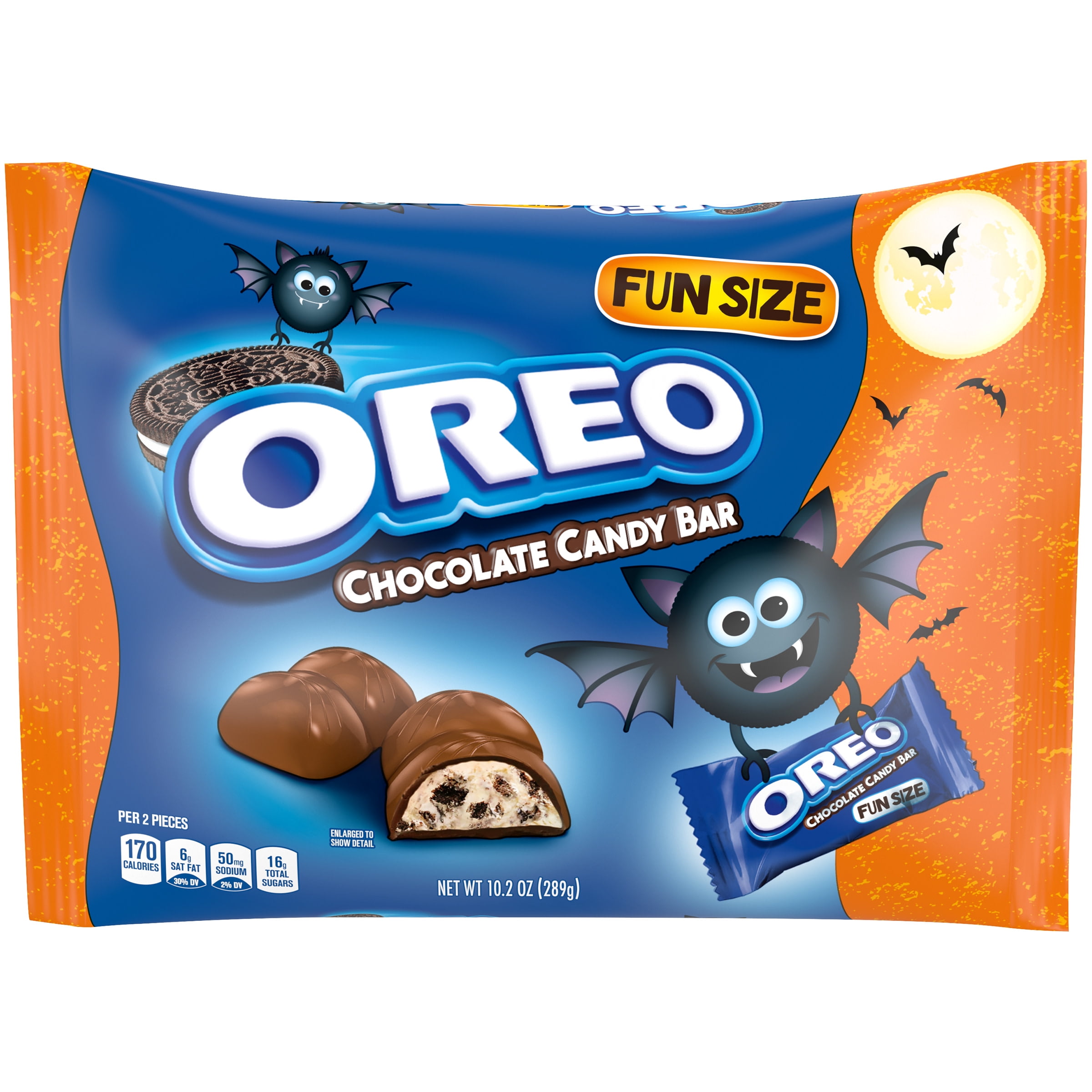 Milka OREO Chocolate Halloween Candy, Fun Size Trick or Treat Chocolate