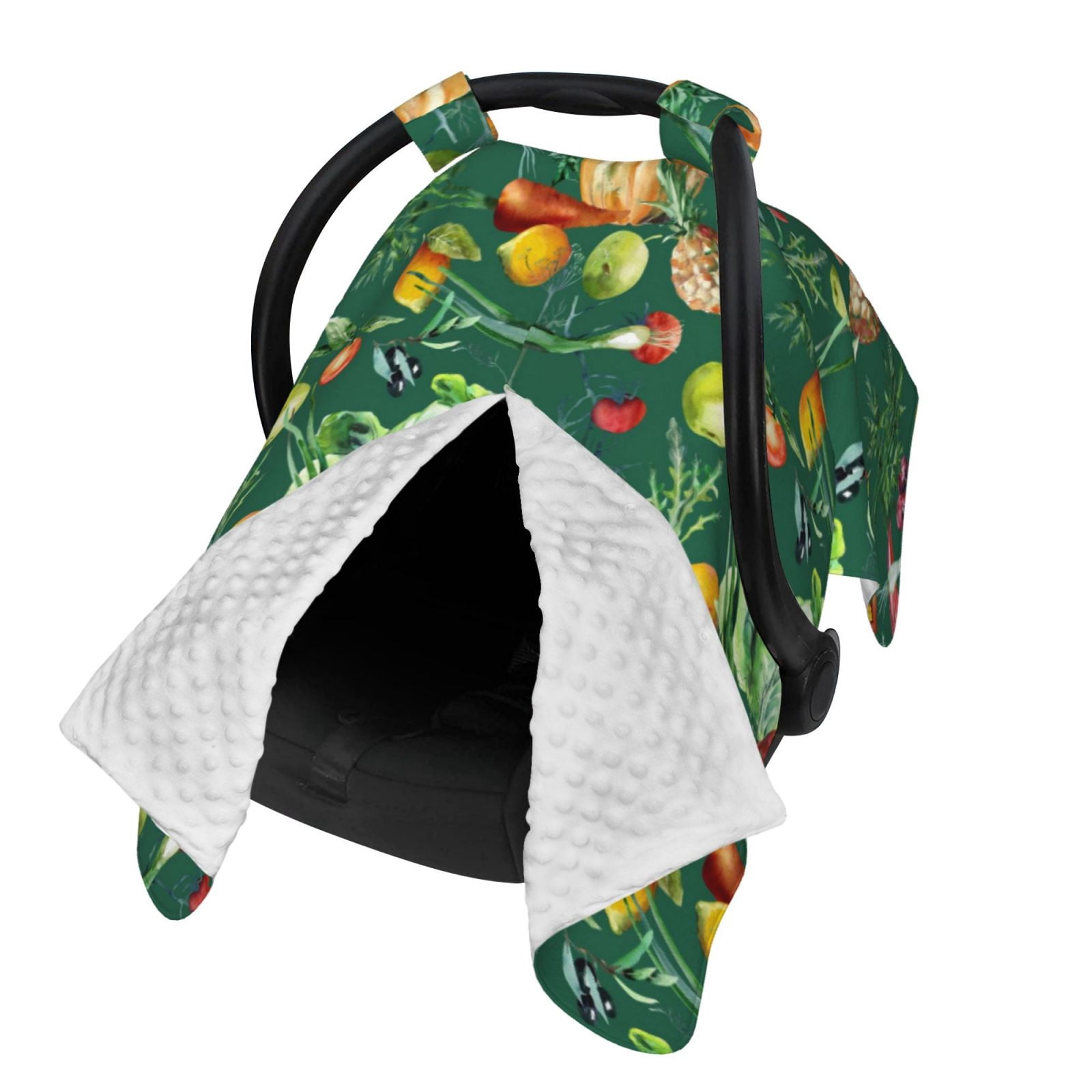 Naloa Vegan Baby Car Seat Cover, Breathable Baby Carrier Cover, Multiuse Baby Carrier Cover & Nursing Breastfeeding Cover