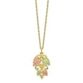 thumbnail image 1 of 10K Yellow Gold necklace with pendant Tri-color Black Hills, 1 of 2