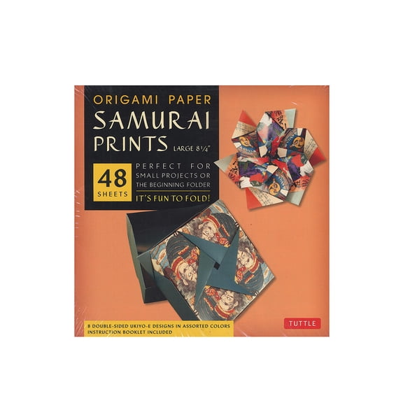Origami Paper Samurai Prints, 8 1/4 in. x 8 1/4 in. (pack of 3)