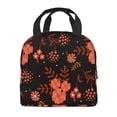 thumbnail image 4 of ZICANCN Insulated Lunch Bag for Women Men, Night Autumn Flowers Reusable Cute Lunch Bags for Picnic School Work Office, 4 of 8