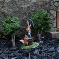 thumbnail image 4 of Mini Squirrels Playing Water Pump Fairy Garden Ornament Miniature Dollhouse Supply Decor Accessory, 4 of 5