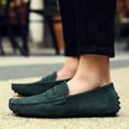thumbnail image 6 of Suede Leather Men Casual Shoes Loafers Driving Moccasins Slip on Leather Shoes, 6 of 18