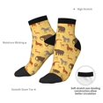 thumbnail image 6 of Fuzoiu Cute Animals Print Adult Socks, Crew Moisture-wicking Socks, Unisex Cushion Crew Socks,Casual Sports Ankle Socks, 6 of 7