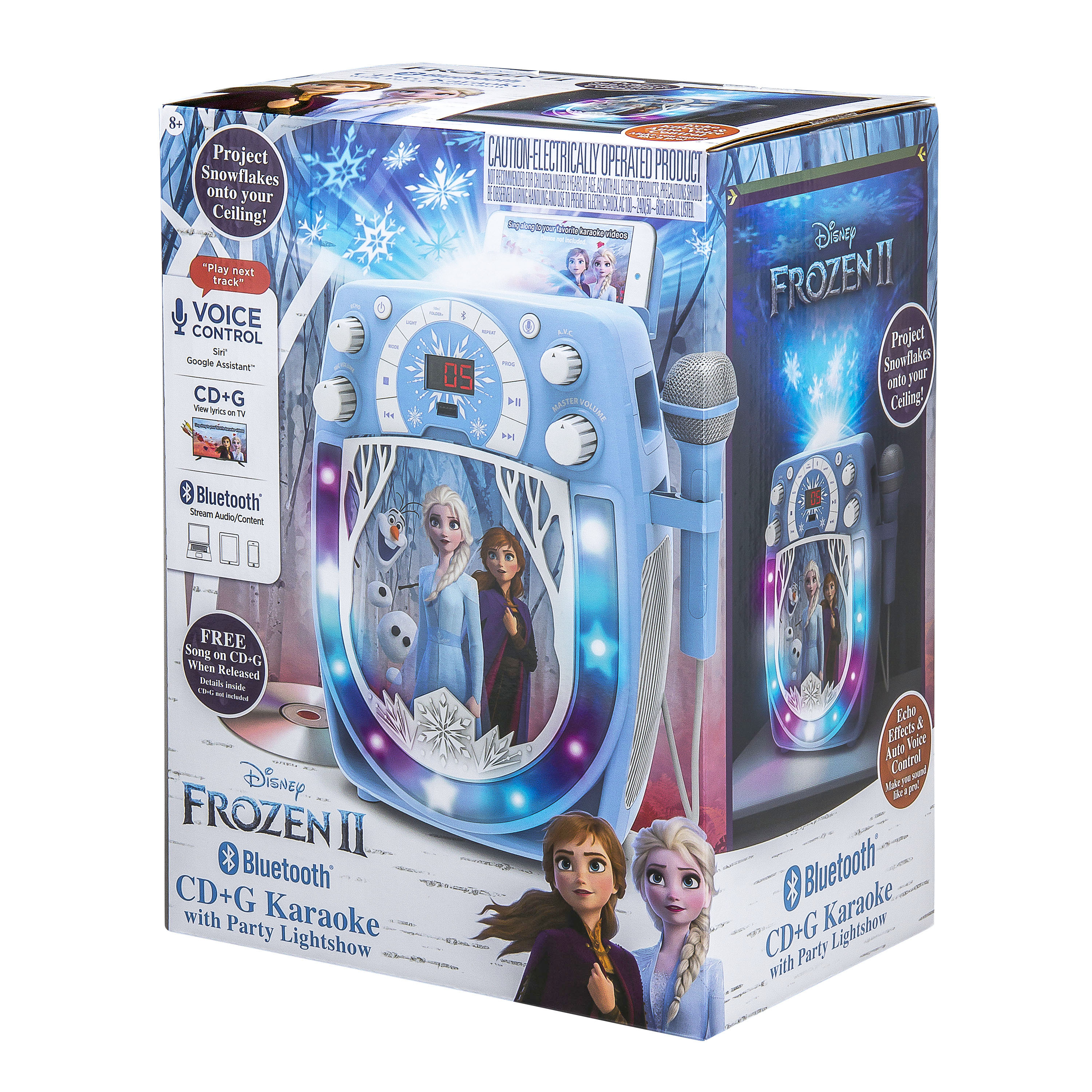 Frozen - Disney Frozen II Karaoke with Snowflake Projector and Microphone (cd+g) - image 4 of 6