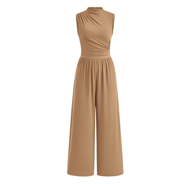 Mono PRETTYGARDEN Estilo2-Camel Sin Mangas XL