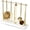 Tool Set, variant on Bar Tool Set Includes Hawthorne Strainer, Citrus Knife, Ice Tongs, Double Jigger with Marble Display Stand for Classic Cocktails and Cold Brew Drinks, Home Bar Cart Accessories