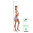 thumbnail image 1 of Báscula médica digital Arboleaf, compatible con FSA y HSA, ultrasónica, para altura y peso, analizador inteligente de composición corporal para gimnasio y hogar, 5-220 kg, 1,93 m, medición de grasa co, 1 of 5