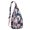 Pink-17, variant on 4-Pockets Cross Body Bags for Woman Men,Cute Sea Life Sling Bag Chest Bag with Adjustable Strap Women's Crossbody Bags for Outdoors Hiking Traveling