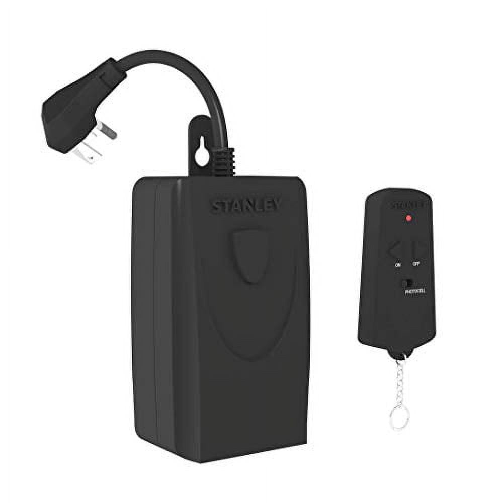 Stanley 31170 3-Outlet Outdoor Receptacle with Wireless Remote