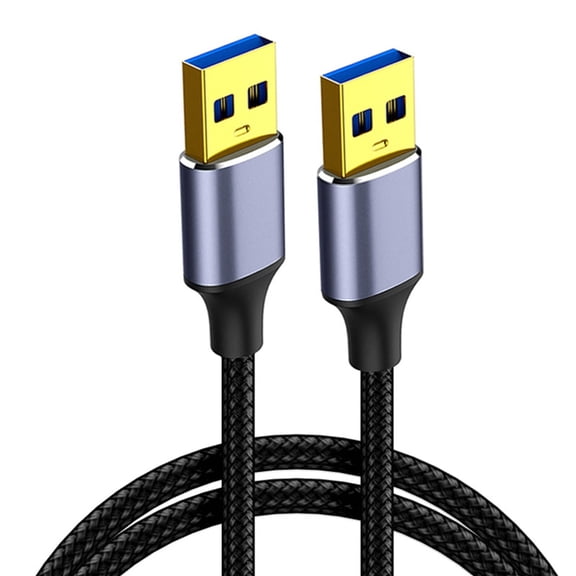USB to USB Cable 6 ft,[5Gbps Data Transfer]USB 3.0 A to A Male Cable USB Male to Male Cable Double End USB Cord Compatible for Data Transfer,Hard Drive,Laptop,DVD,TV,USB Hub and More