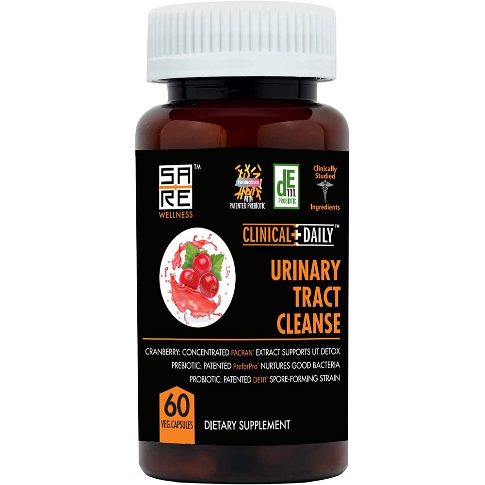 Urinary Tract Infection Treatment & Bladder Health Supplement, 60 Veg