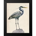 thumbnail image 2 of Wang, Melissa 19x24 Black Modern Framed Museum Art Print Titled - Blue Heron Rendering I, 2 of 5