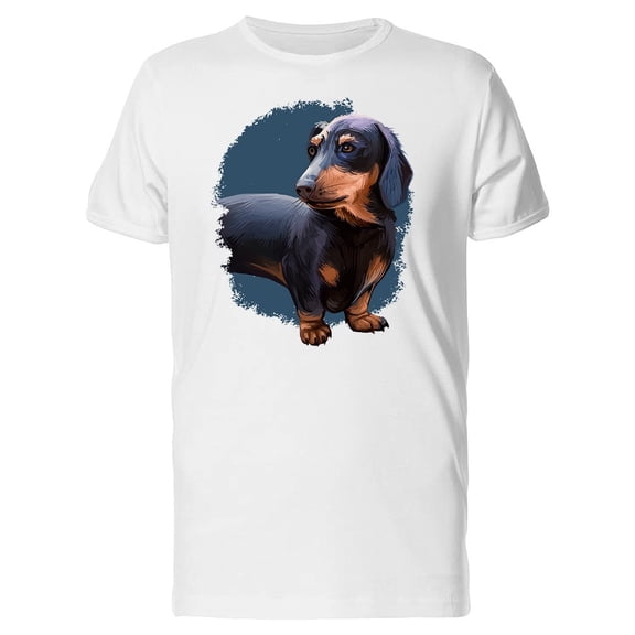 Black Dachshund Tee Men's -Image by Shutterstock
