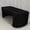 Black, variant on BalsaCircle Black 6 feet Open Back Fitted Polyester Rectangle Tablecloth Party Wedding Reception Table Linens Catering Event Decorations